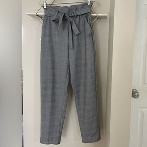 ZARA plaid trousers size 8